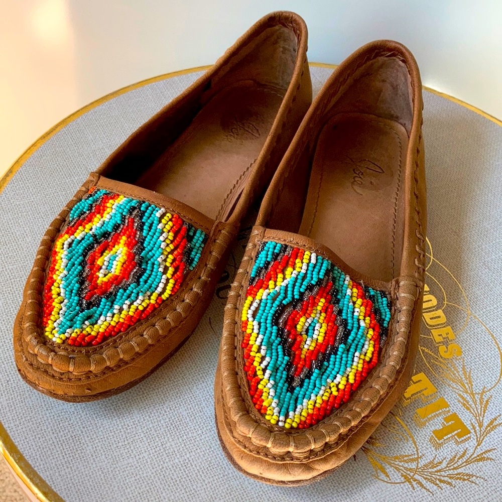 Joie Aliso Beaded Moccasins